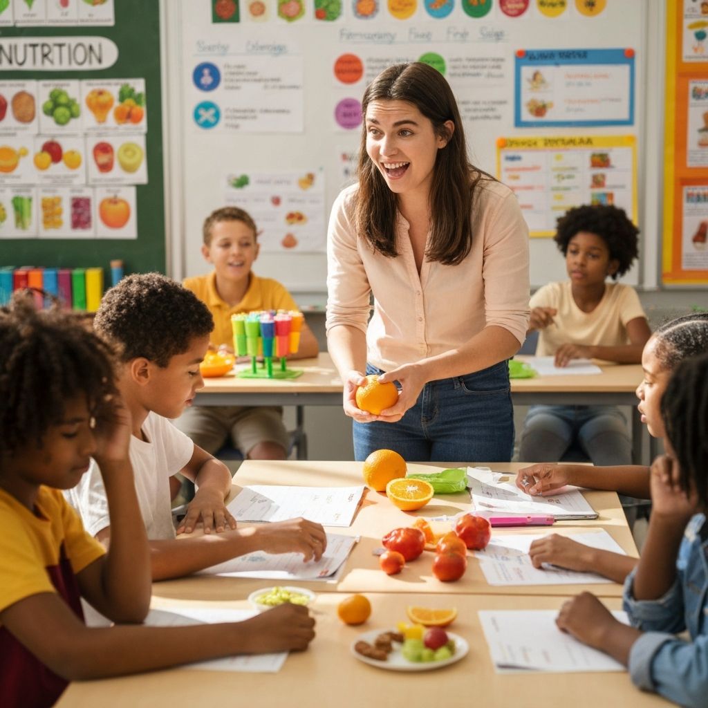 Nutrition education and healthy eating guidance